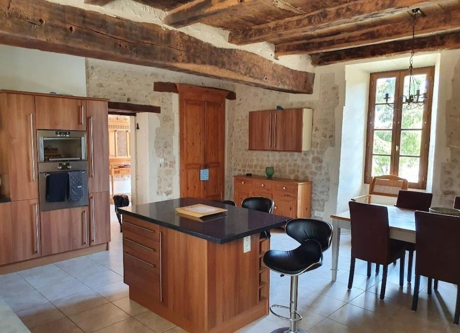 French Farmhouse Retreat With Pool & Superb Views. Blanzac  Exterior foto